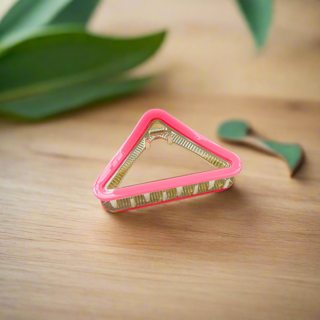 Hollow Triangle Metal Claw Clip