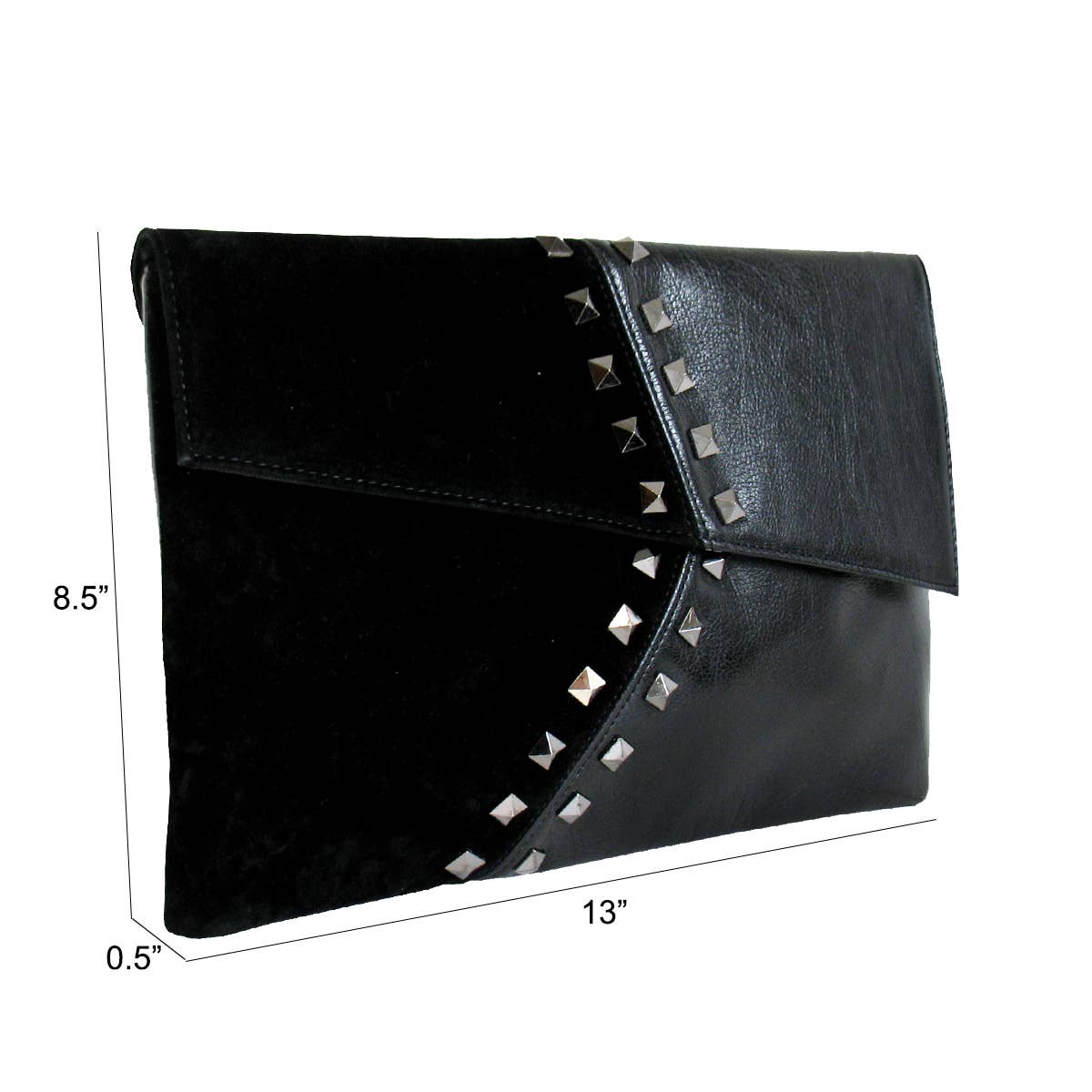 Night Owl | Large Clutch with Crossbody Chain
