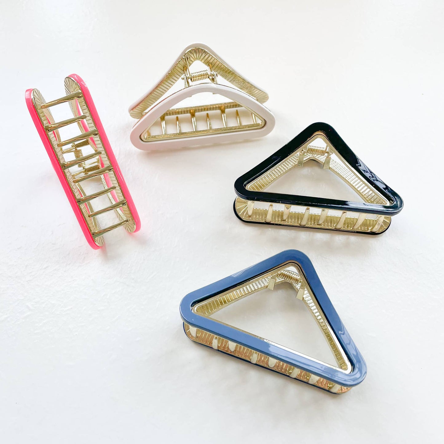 Hollow Triangle Metal Claw Clip