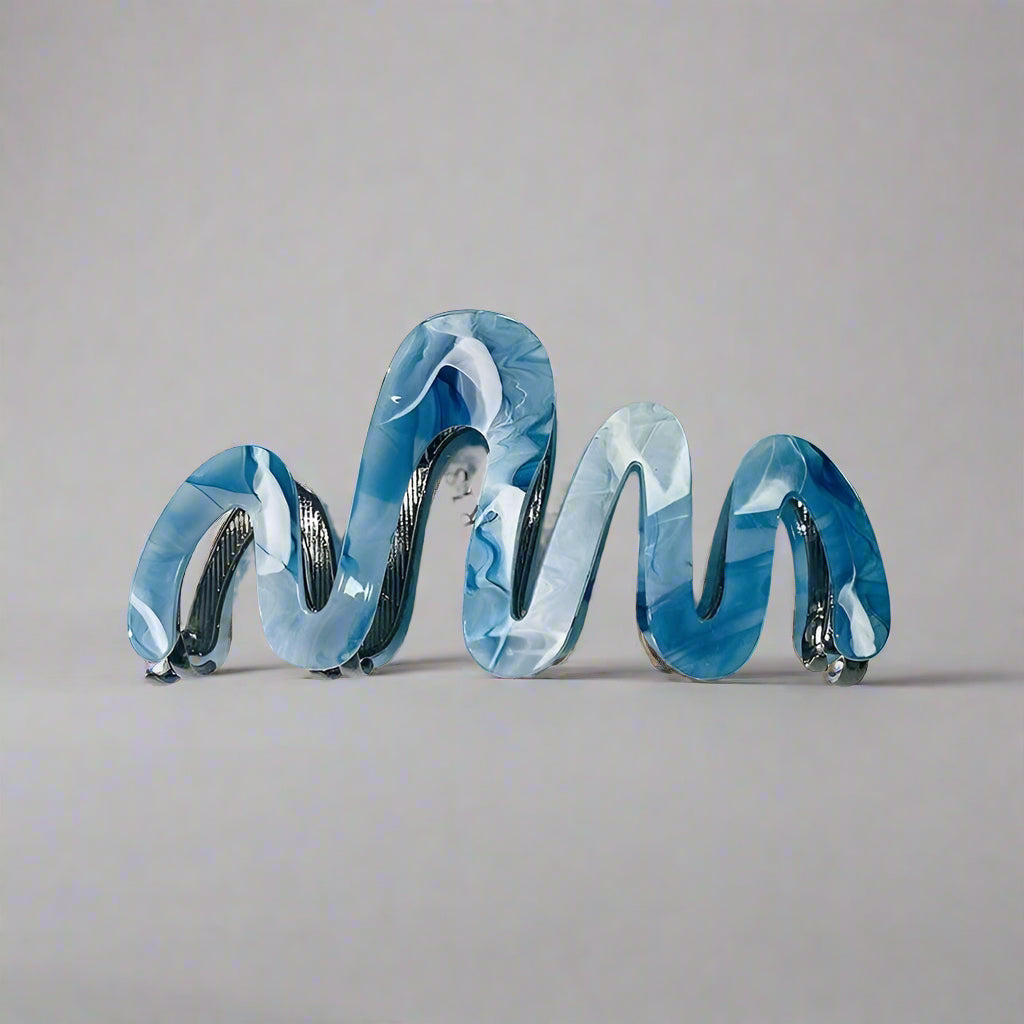 Large Squiggle Hair Claw