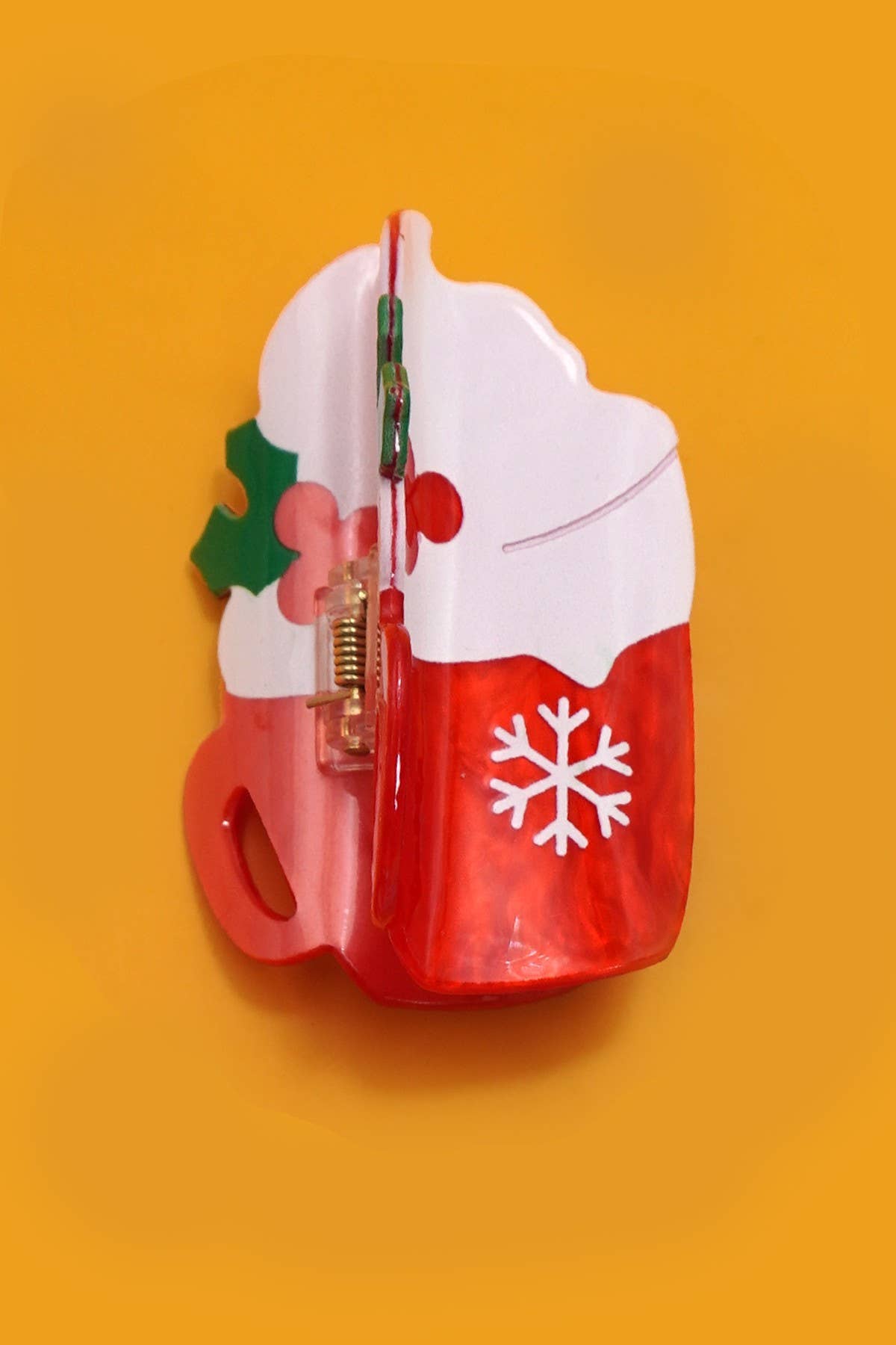 CHRISTMAS TREE SANTA SNOWMAN HAIR CLAW CLIPS | 40H939: BOW