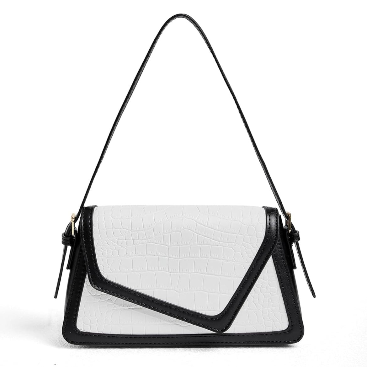 Poppy | Black & White Asymmetrical Retro Design