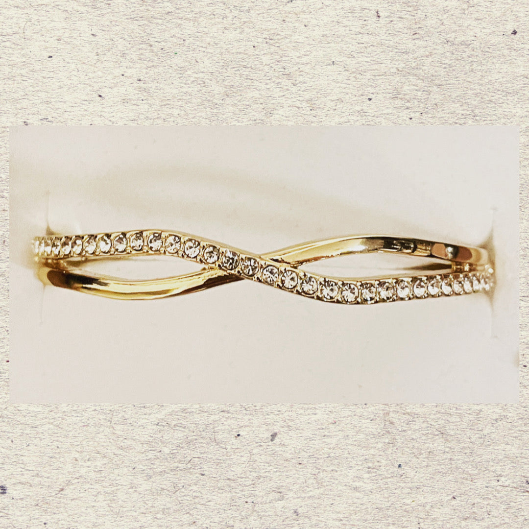 Crystal Crisscross Bracelet