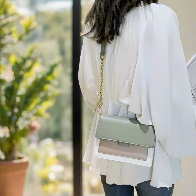 Green Lily | Modern Crossbody Handbag