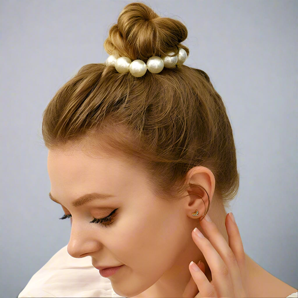 Elastic Pearl Hair Tie