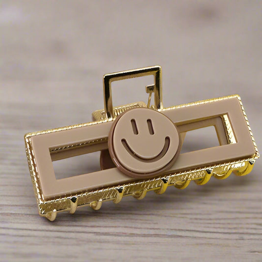 Smiley Hair Claw Clip