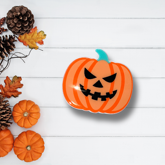 LARGE PUMPKIN HAIR CLAW CLIPS