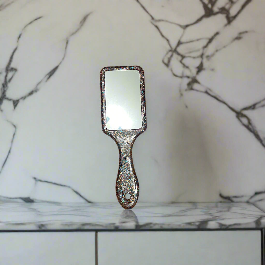 Hair Brush & Mirror Set