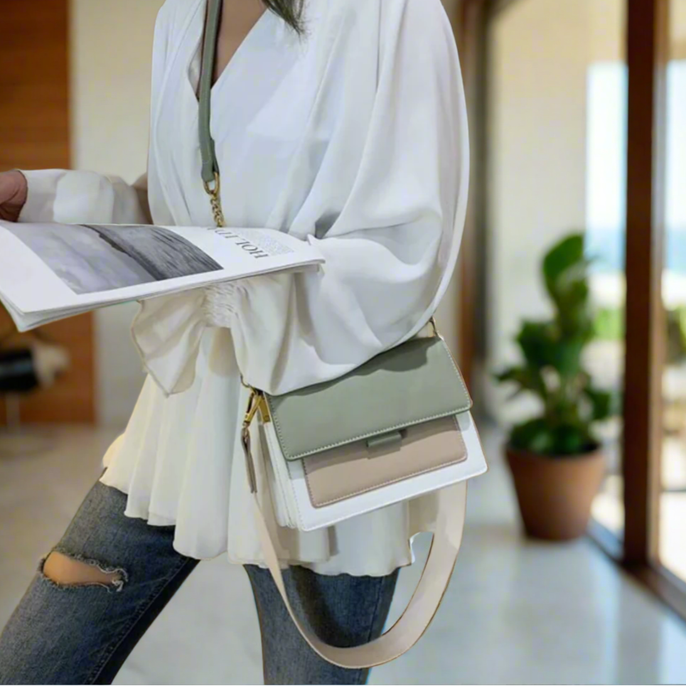 Green Lily | Modern Crossbody Handbag