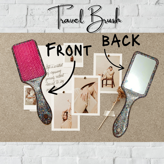 Hair Brush & Mirror Set