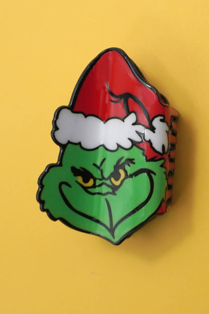 CHRISTMAS TREE SANTA SNOWMAN HAIR CLAW CLIPS | 40H939: BOW