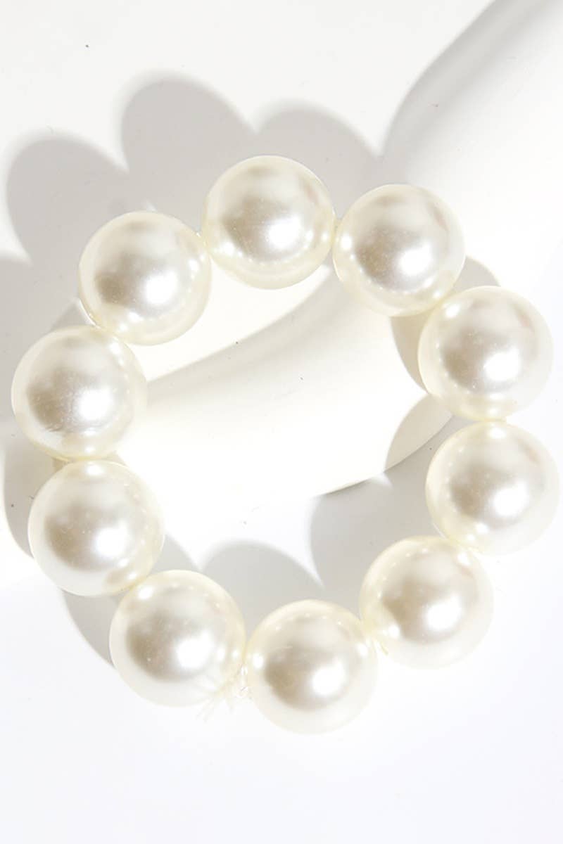 Elastic Pearl Hair Tie