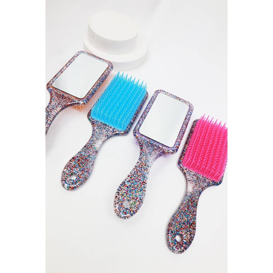 Hair Brush & Mirror Set
